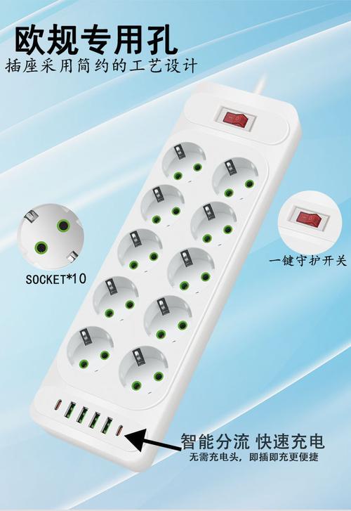 欧标排插USB与德标大功率插座外贸专供 价格、厂家、品牌及批发市场全解析